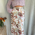 Susan paisley printed midi skirt