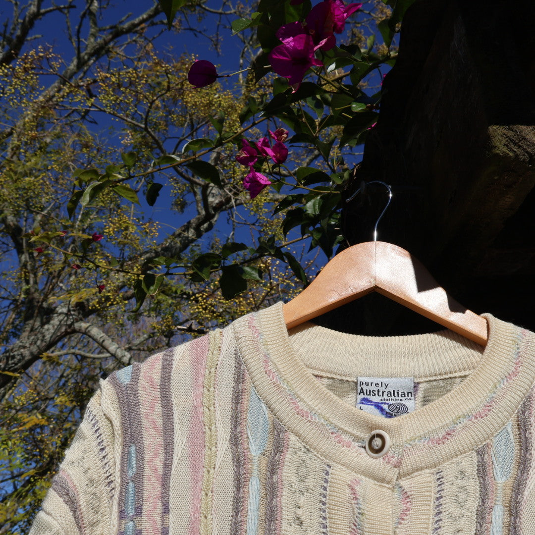 Purely Australian wool cardigan