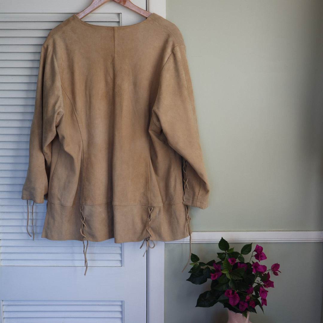 Leather/ Suede shirt