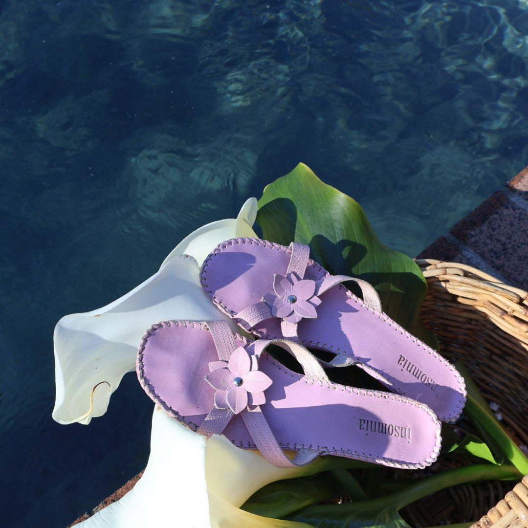 Y2K insomnia flower sandals