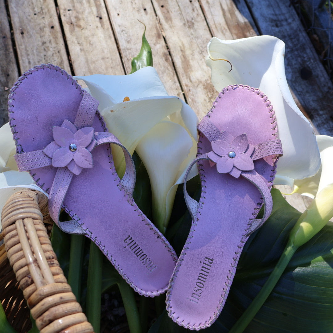 Y2K insomnia flower sandals