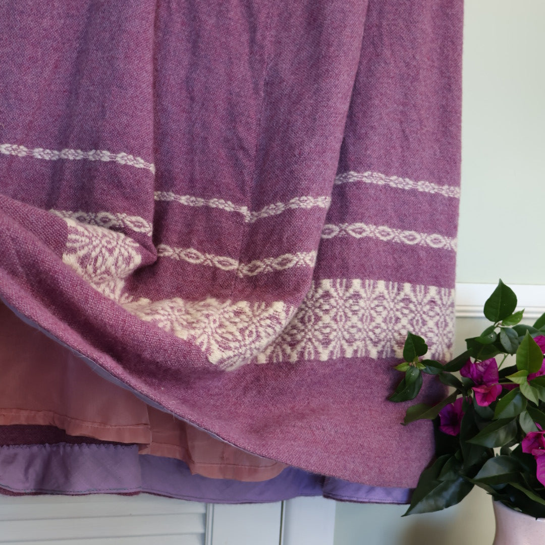 Woolen handmade maxi skirt