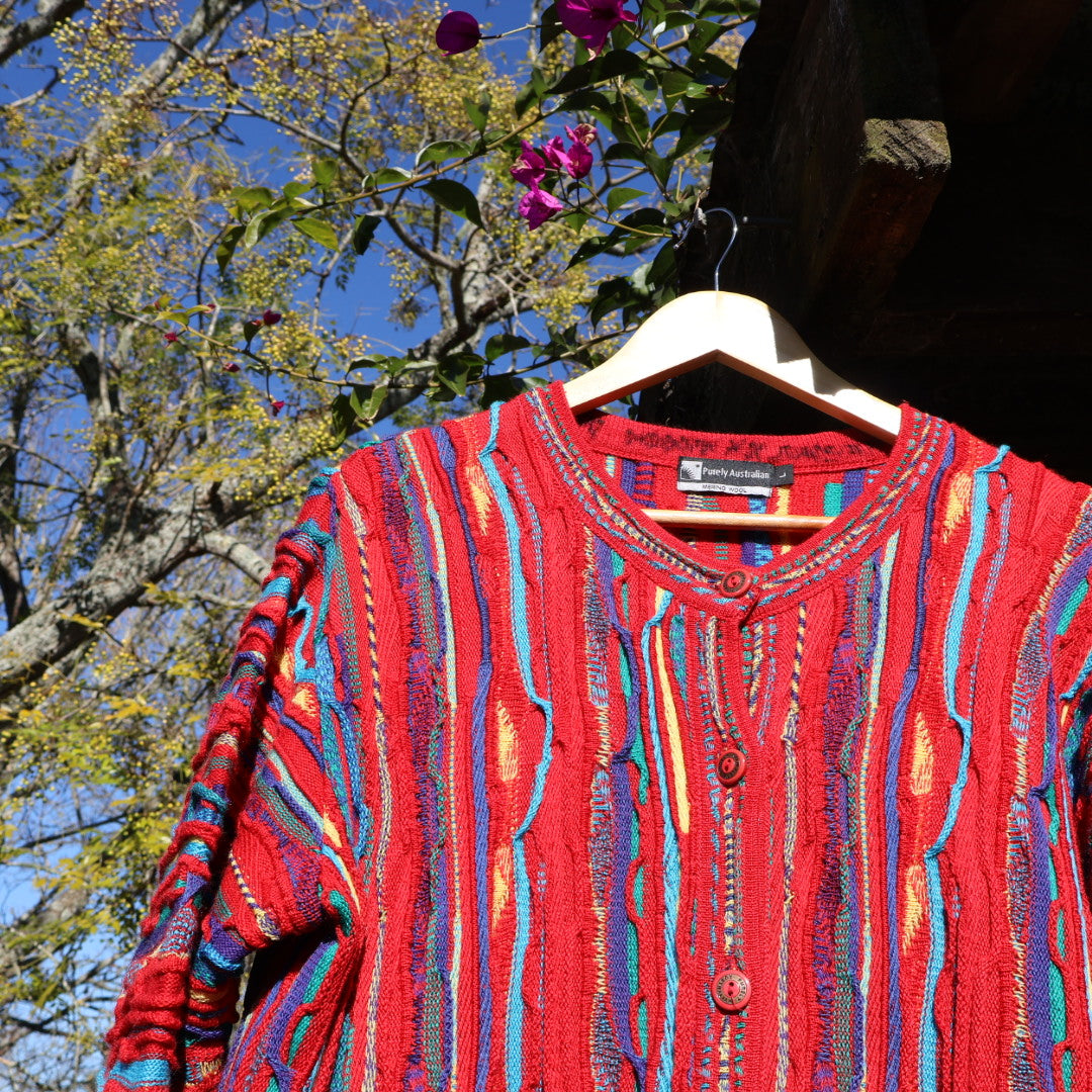 Purely Australian wool cardigan