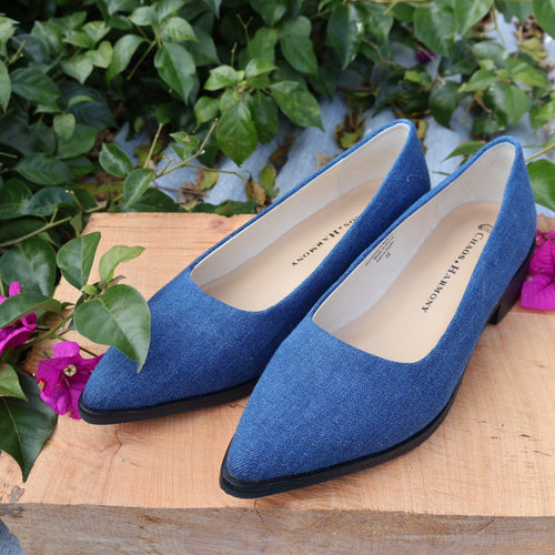 chaos & harmony Thea flat denim