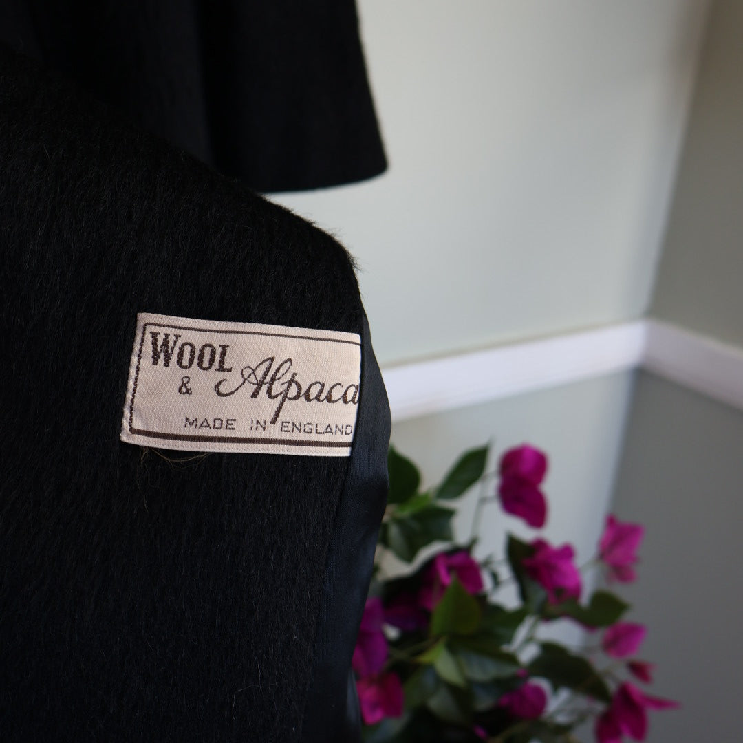 Vintage wool & alpaca coat