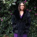 70s Vintage faux fur coat