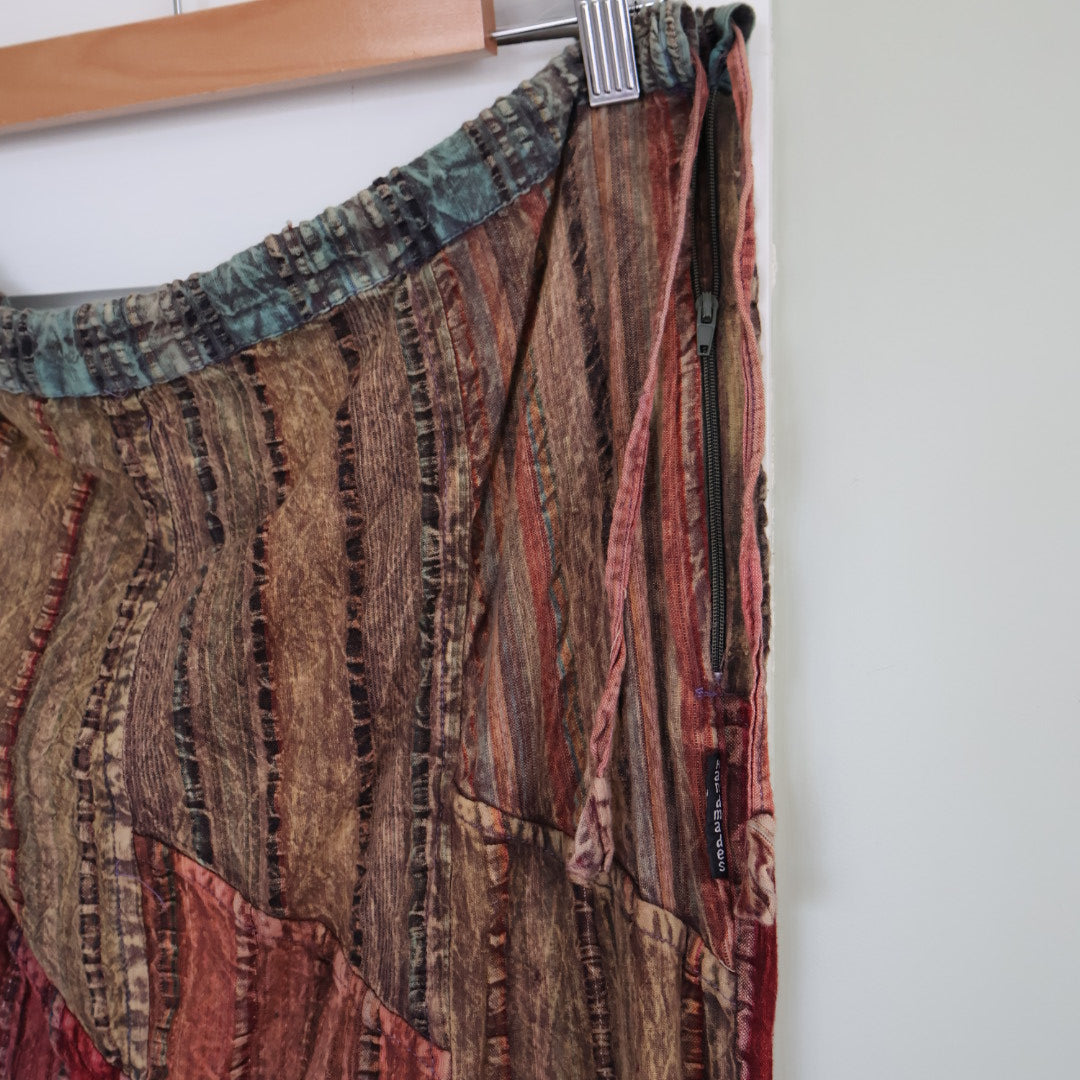 Patchwork Maxi skirt