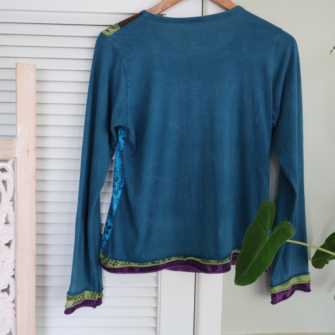 Bohemian long sleeve top