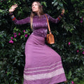 Woolen handmade maxi skirt