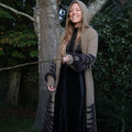long hooded cardigan