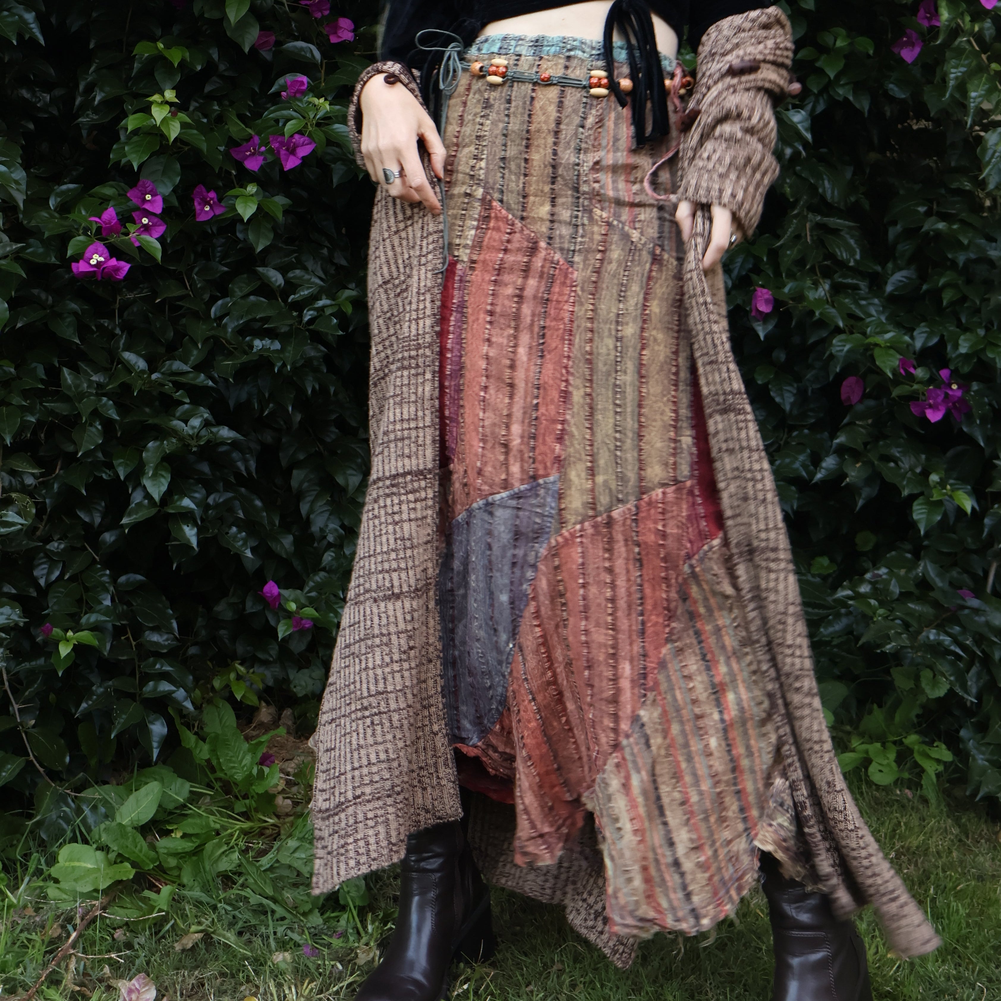 Patchwork Maxi skirt