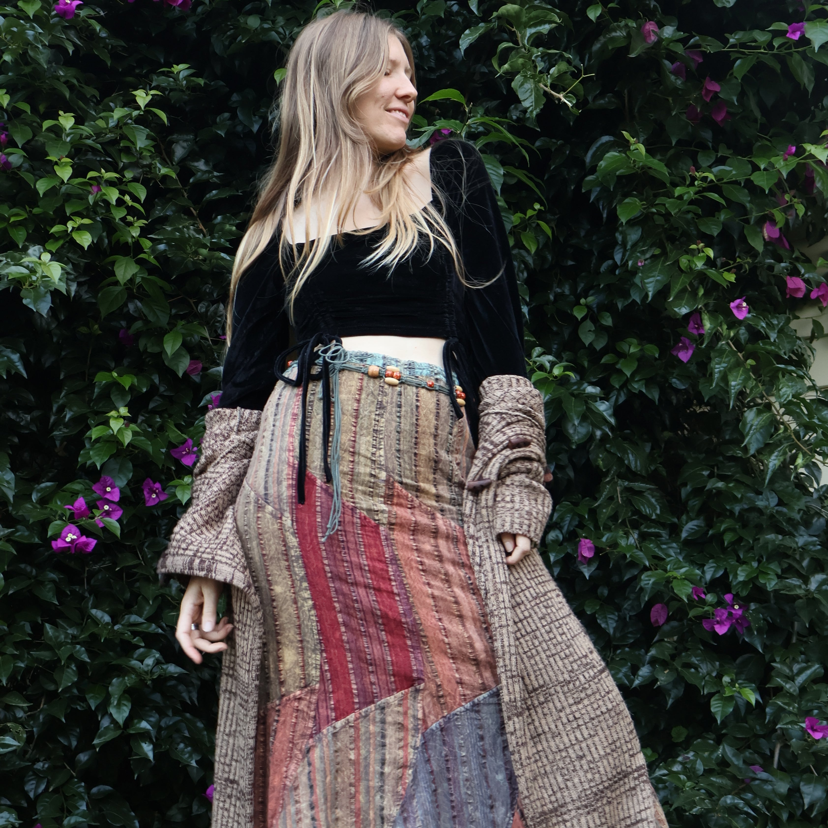 Patchwork Maxi skirt