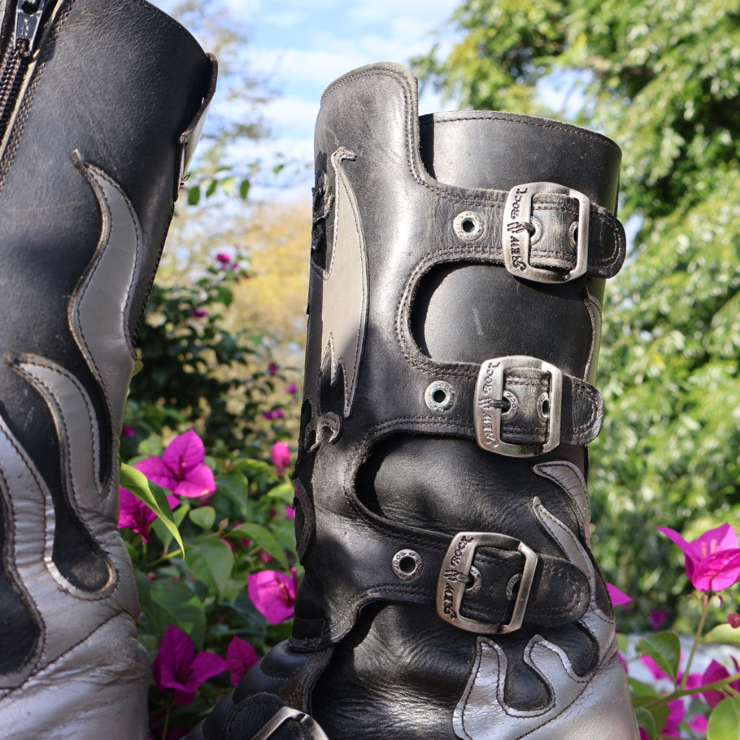 Vintage New Rock leather boots