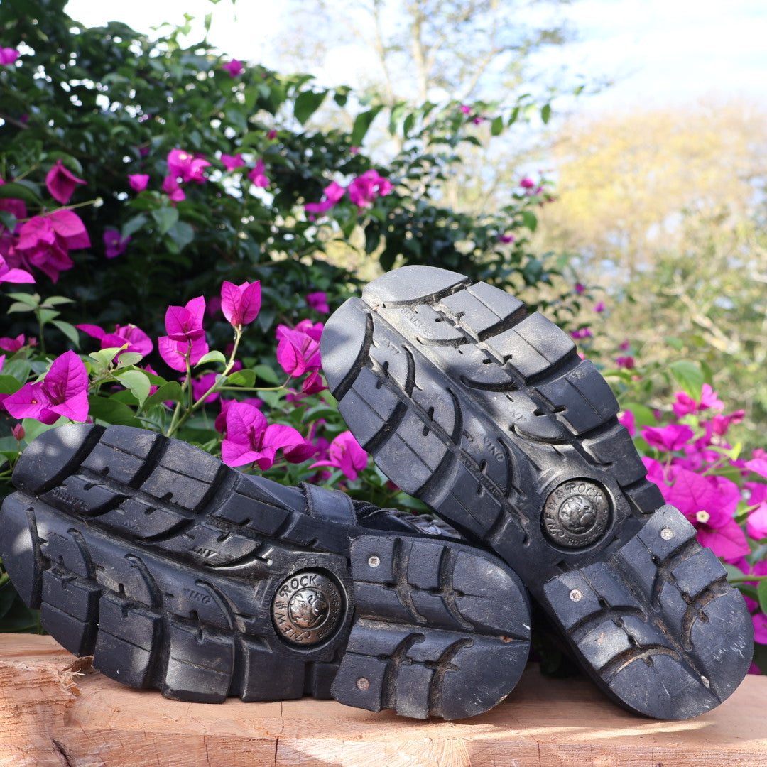 Vintage New Rock leather boots